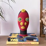 Bamileke beaded terracotta head (Cameroon)