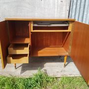 Old Furniture Machine To Sew SINGER Wood Feet Compas FRANCE Vintage