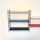 Tomado wall unit with metal shelves by A. Dekker