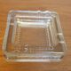 Square glass ashtray