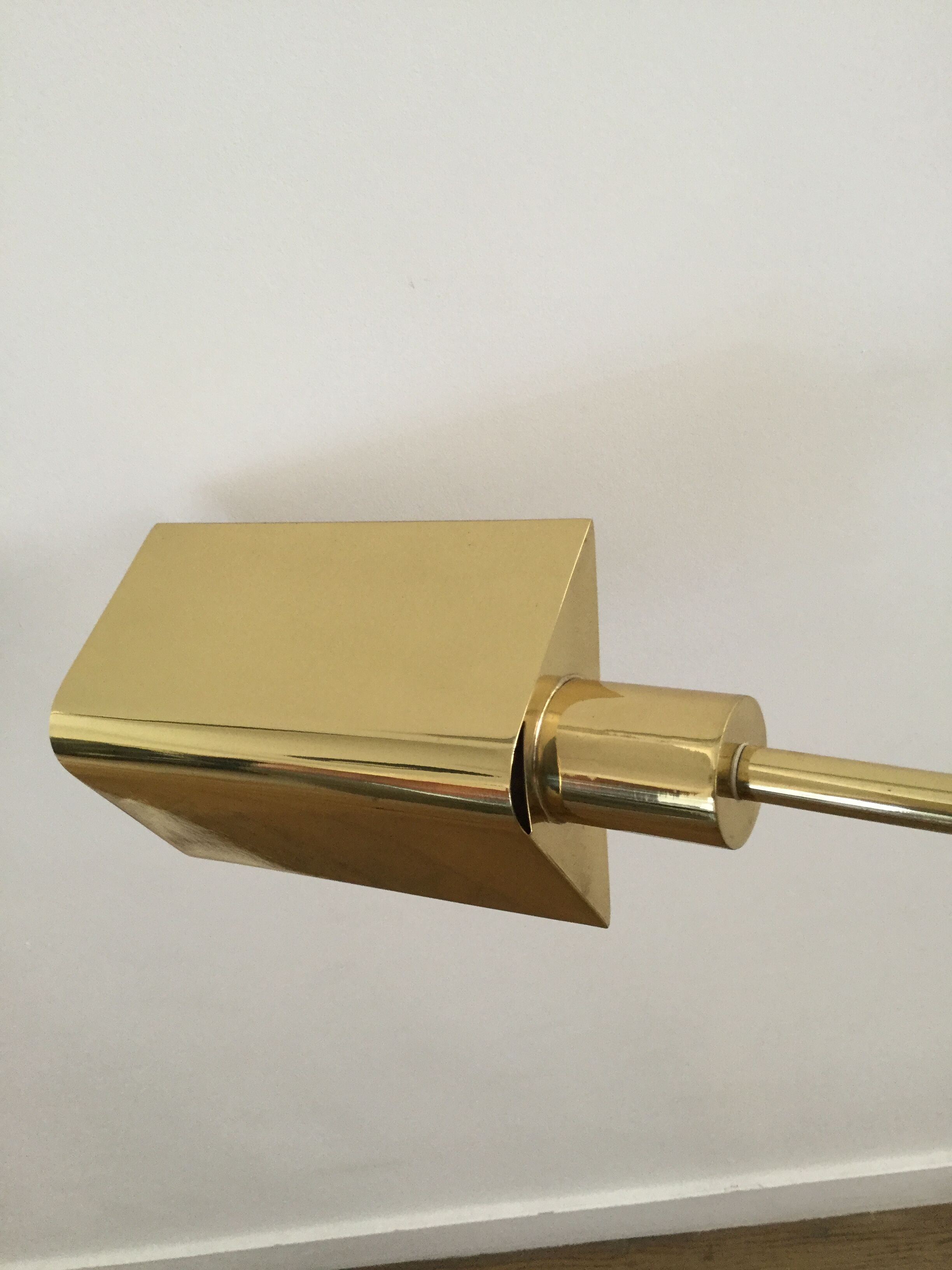 Golden brass e-reader by christian liaigre 80's