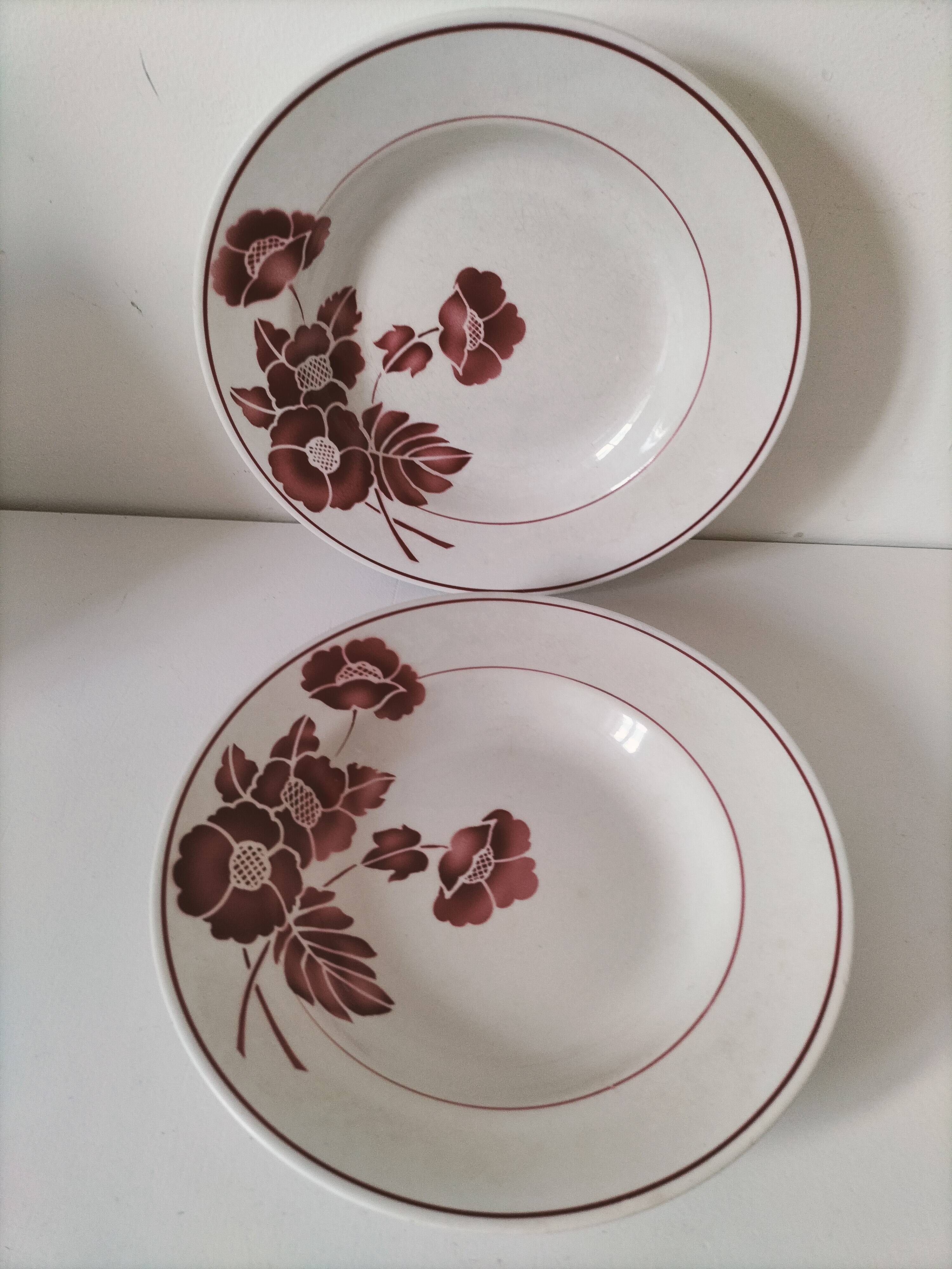 Hamage & Moulin des Loups soup plate duo Model 2508