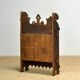 Pine folk art cabinet, circa 1920