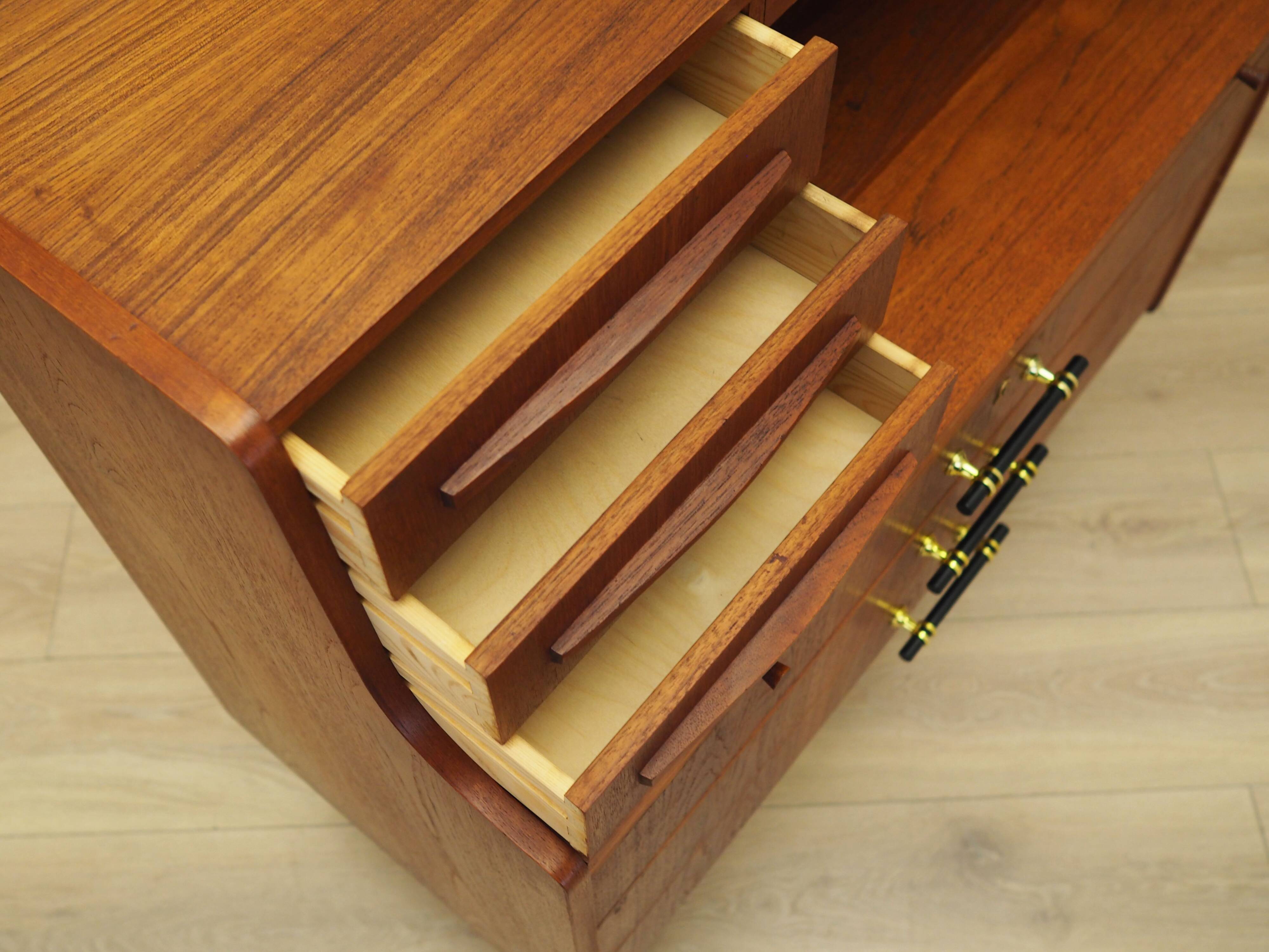 Teak secretary, Danish design, 1970s, production: Denmark