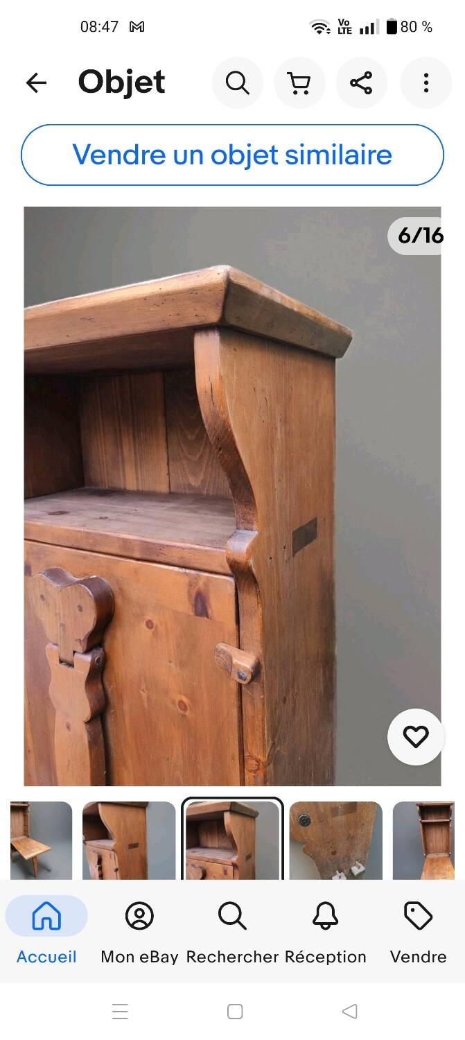 Meuble table de berger savoyard