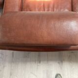 Canape 3 seater 100% leather brown