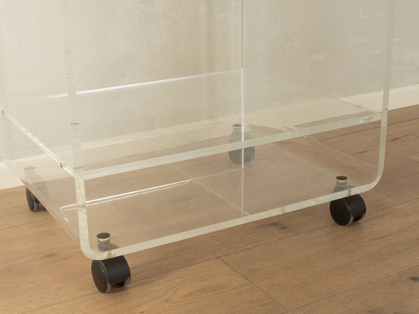 1960s acrylic side table