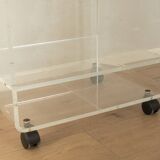 1960s acrylic side table