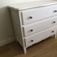 Commode vintage a trois tiroirs