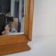 Mid-Century Walnut Mirror from 1960s Czechoslovakia, Organic Curved Frame