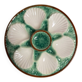 6 Longchamps shell-patterned earthenware plates
