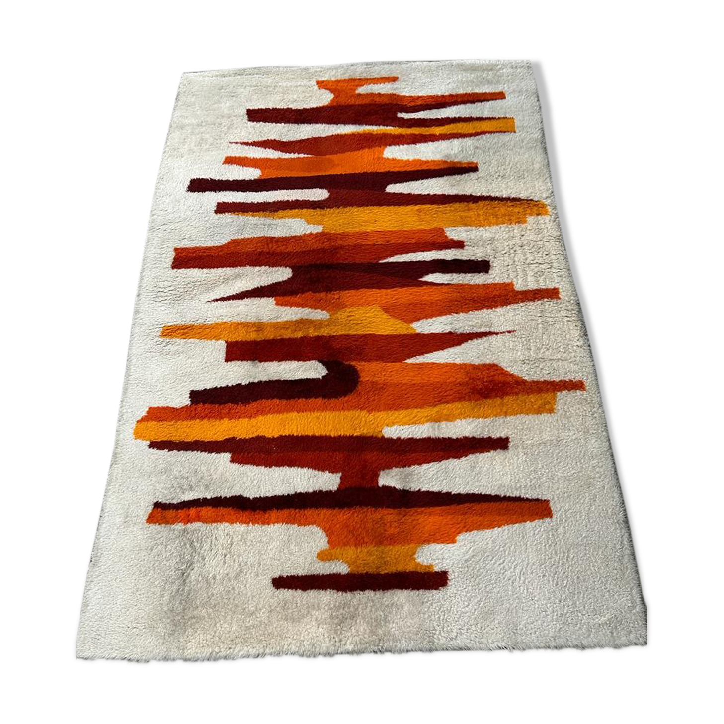 Large scandinavian wool carpet circa 1970 dimensions 300 x 200 cm