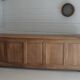 Old trading counter in solid oak – 19th century trade furniture