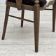 1960s, Danish high-backed armchair, reupholstered, furniture cowhide, oak.