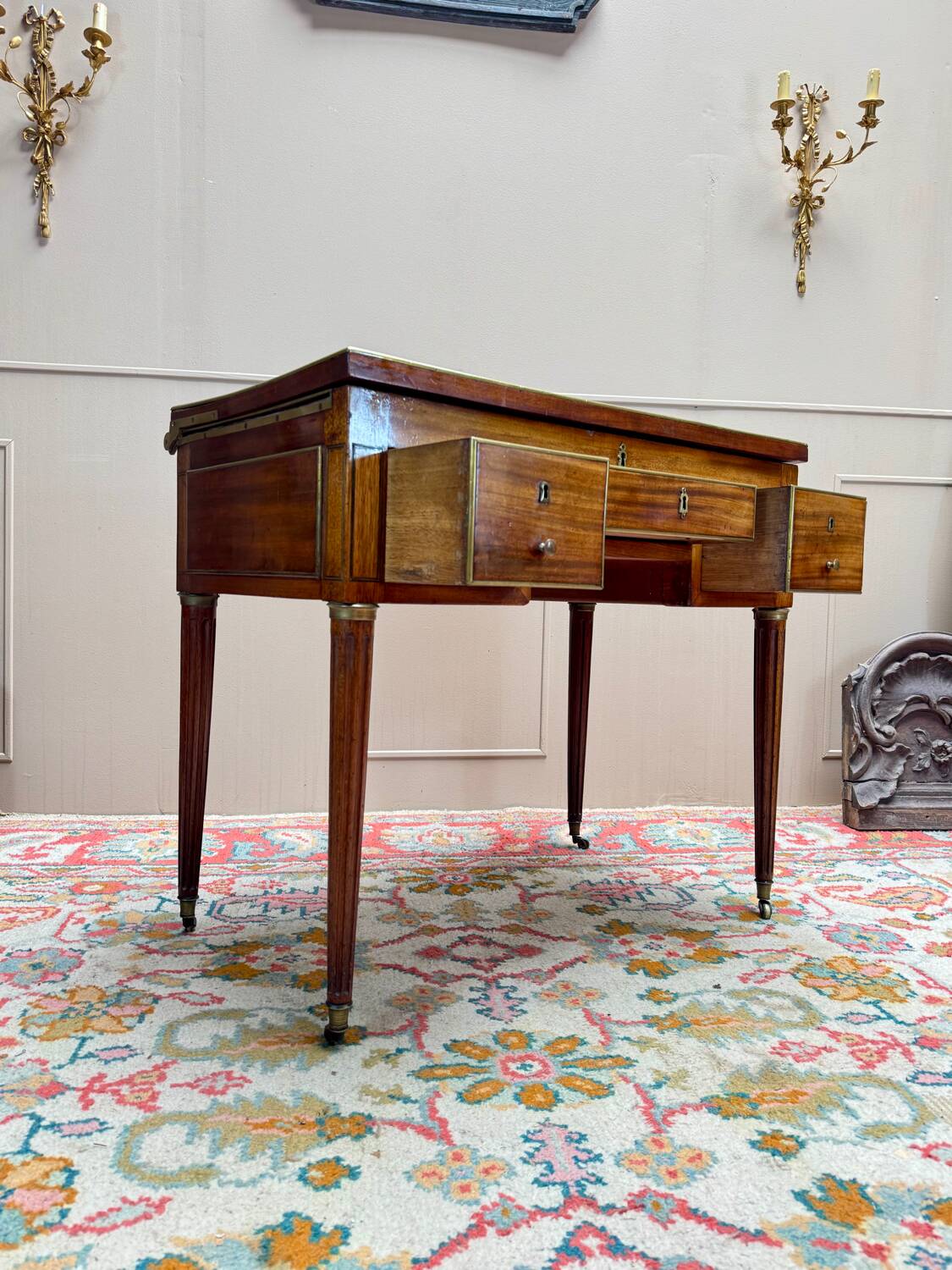 Louis XVI and XVIII Mahogany Dressing Table