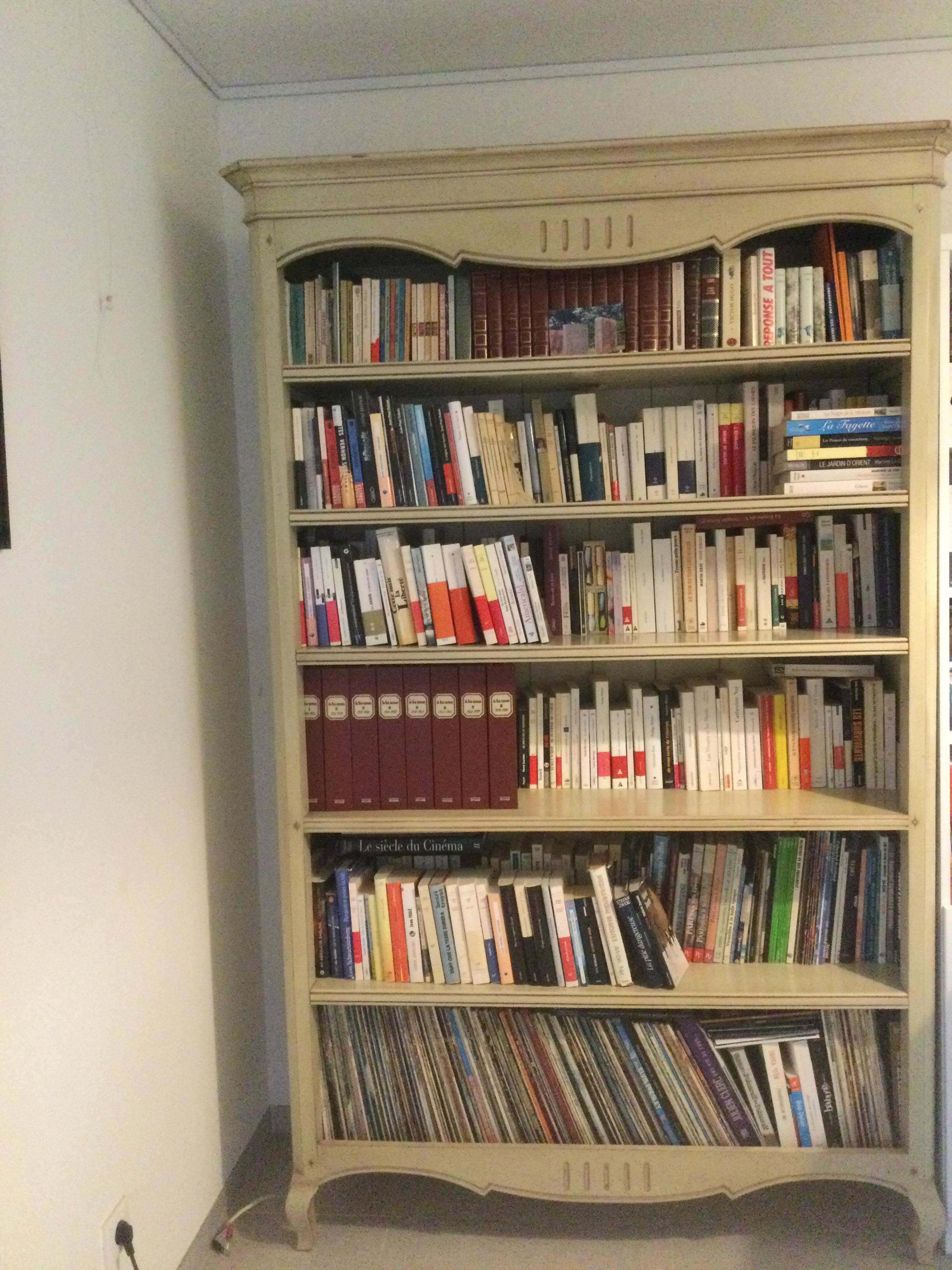 Solid wood bookcase