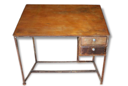 Bureau d'architechte en fer et bois