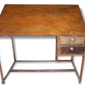 Bureau d'architechte en fer et bois