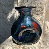 Murano style glass vase