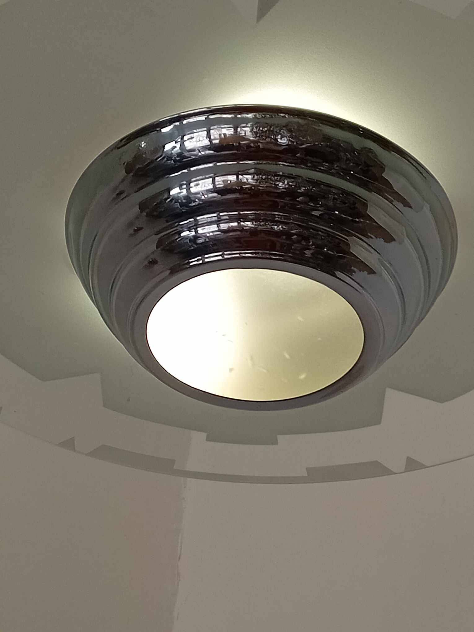 Art Deco slab chandelier