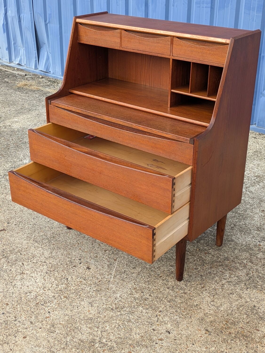 Teak dressing table by Arne Vodder for Olholm Mobelfabrik, 1960