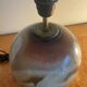 Pied de lampe en céramique artisanale