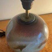 Pied de lampe en céramique artisanale