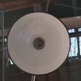 Suspension sheet enamelled green and white