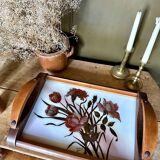 Grand Plateau art déco signé Florel