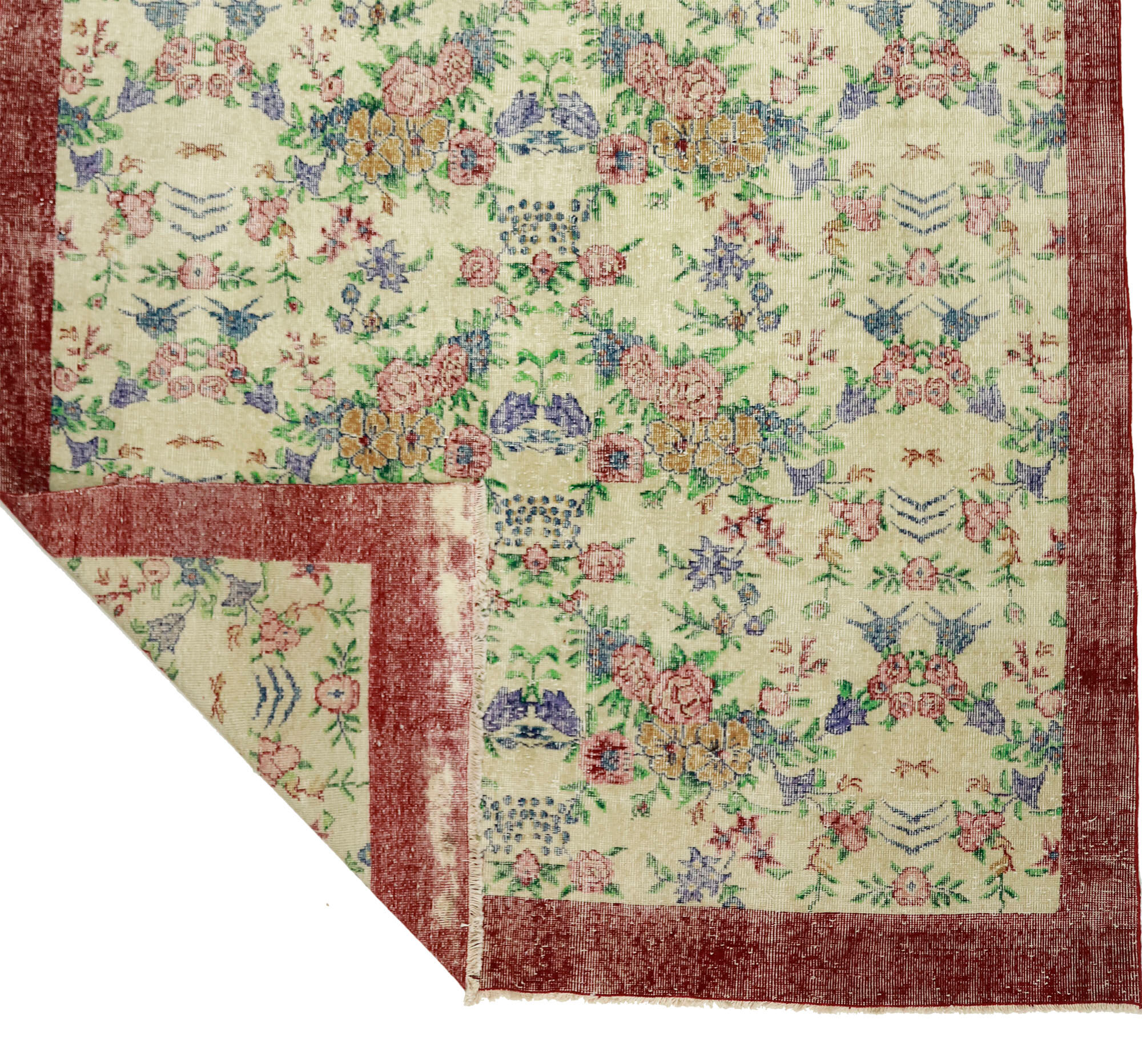 Tapis vintage anatolien fait main 322 cm x 198 cm