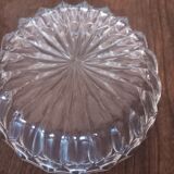 Serving dish in crystal for caviar
