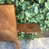 Vintage headboard with bedside tables