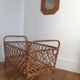 Rattan crib/child