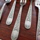 Christofle - Set of 12 Villeroy model silver-plated cake forks