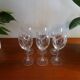 6 glasses of red wine crystal of Arques - Model fleury Epi signed - 17,6 cm