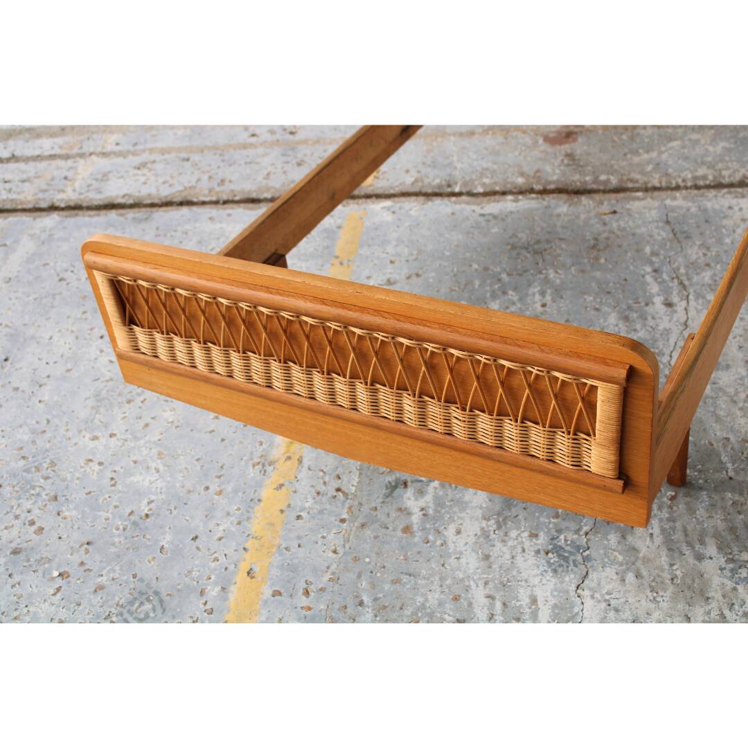 Pair of twin beds and bedside tables 1950