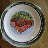 Assiettes fromage Gien