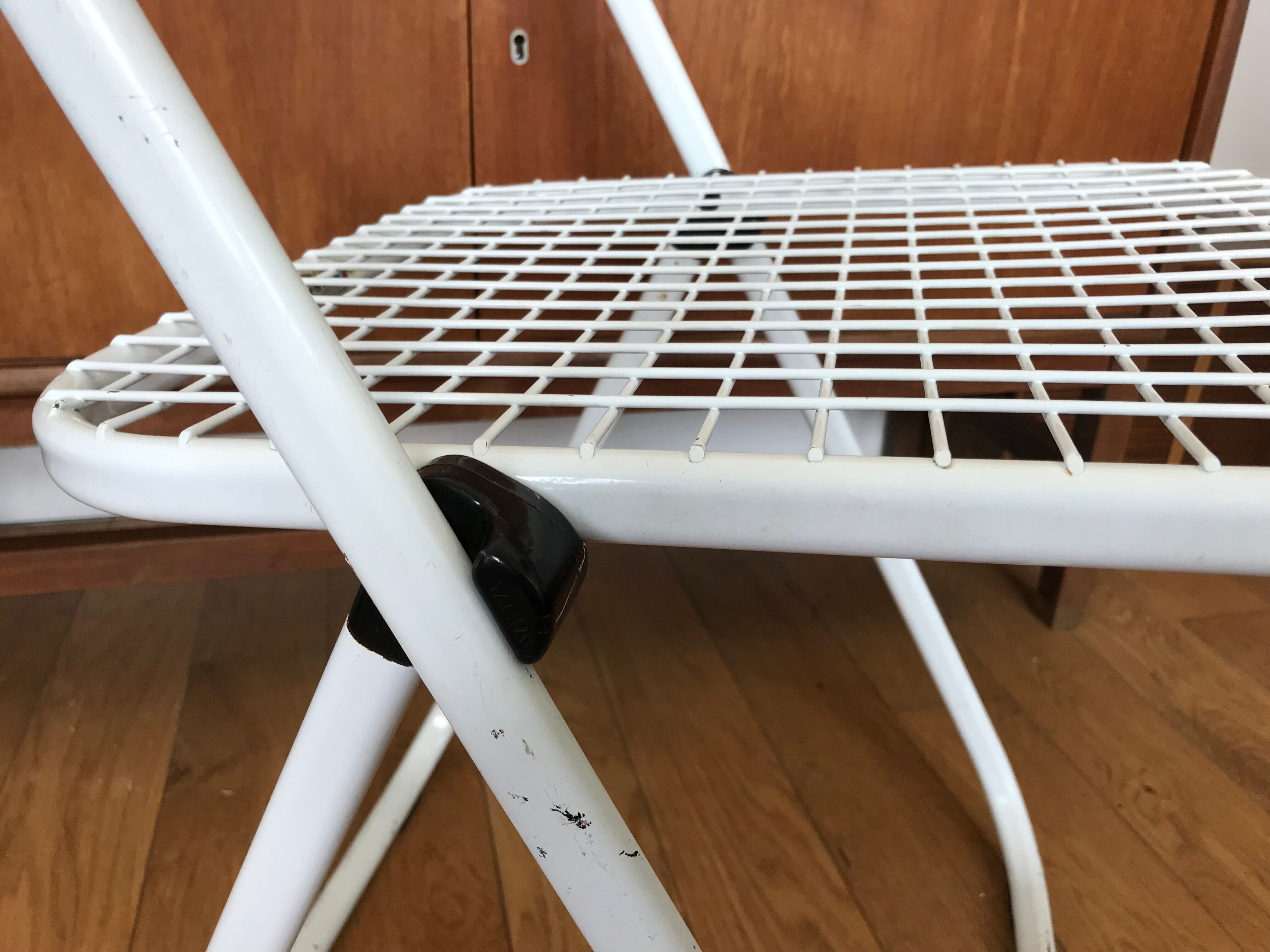 Metal folding chair by Talin Editions