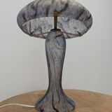 Lampe champignon pâte de verre