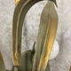 Wheat spike ceiling light in painted metal, 50s style.