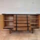 Walnut row renovated by Rajmund Teofil Halas Vintage Polish 1968