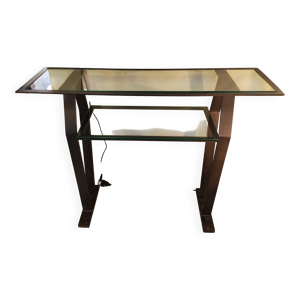 console vintage métal