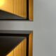 Vintage RAAK wall light, P1445, metal and brown ABS, Netherlands, 1970