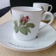 Set of 6 mocha coffee cups in Paris porcelain