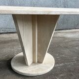 Table basse en travertin, vintage 1970