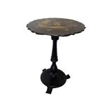Antique Victorian Tilt Top Side Table, 1880s