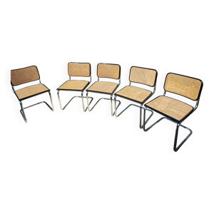 Lot de 6 chaises style - noires