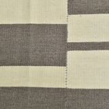 Modern Beige Grey Vintage Kilim Rug, 204x278Cm
