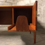 Mid-Century German Teak Executive Desk from Wilhelm Renz, 1960s