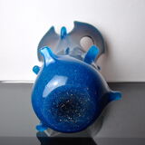 Sommerso vase by seguso in two-tone murano glass, Italy, 1970